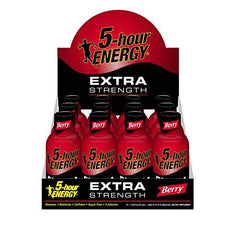 5 Hour Energy Shot Extra Strength Berry, 1.93 Fl Oz, 12 Count