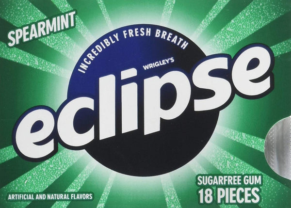 Eclipse Sugar Free Gum, Spearmint, 8 pk – Mom and Pop Wholesale