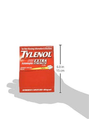 Tylenol Extra Strength Caplets 50 Packs - 2ct. 100 Pills total!