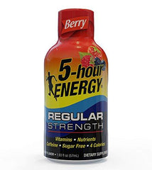 5 Hour Energy Shot Regular Strength Berry, 1.93 Ounce, 24 Count