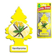 LITTLE TREES Car Air Freshener | Hanging Paper Tree for Home or Car | Vanillaroma | 24 Pack