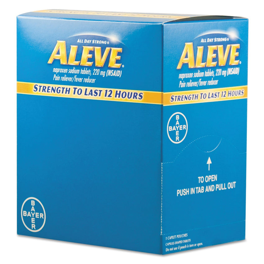 Aleve BXAL50 Pain Reliever Tablets 50 Packs/Box