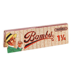 Bambu Natural 1 1/4 Cigarette Rolling Paper - 25 Packs