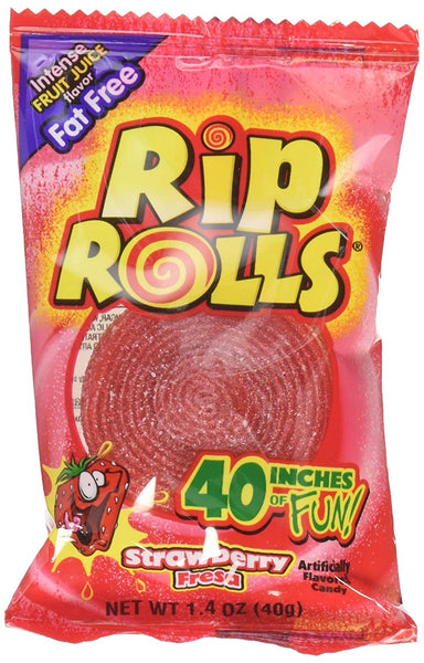 Rip Rolls 24 Count Strawberry, 1.4 oz.