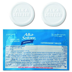 Alka-Seltzer PFY BXAS50 80659297 Antacid and Pain Relief Medicine, Two-Pack (Pack of 50)
